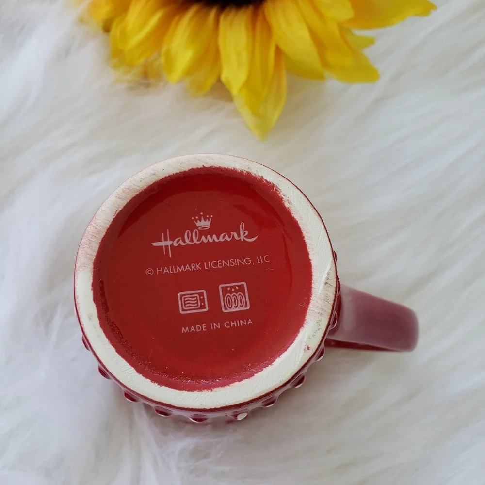 Hallmark 3D snowman‎ tall winter coffee mug